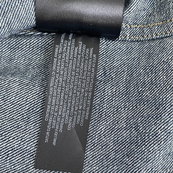 BURBERRY PRORSUM 2015 runway denim jacket ostrich feathers - Picture 5 of 13